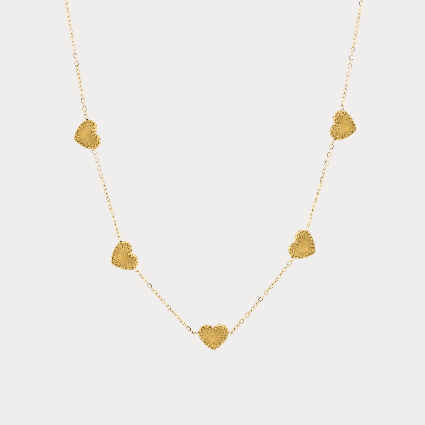 Love Me More Necklace - gold