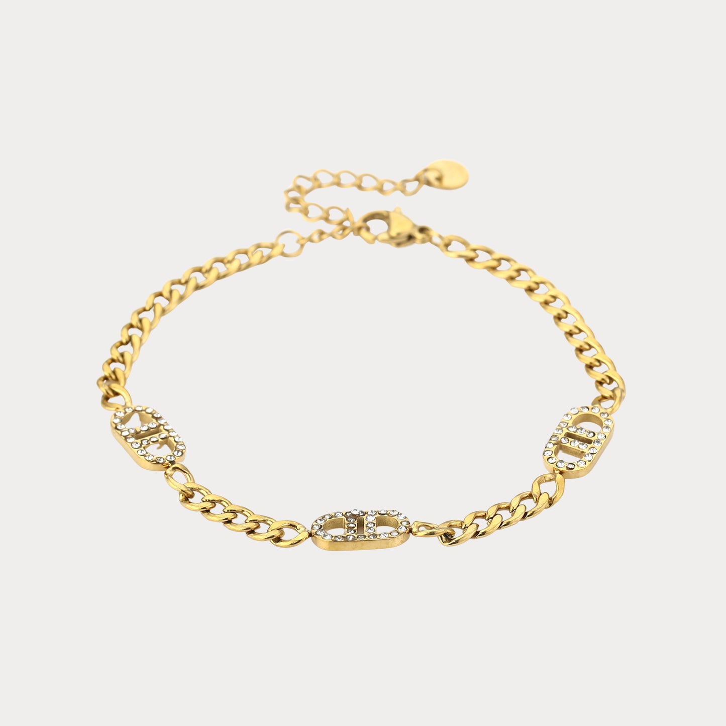 Inspirational Trio Bracelet - gold