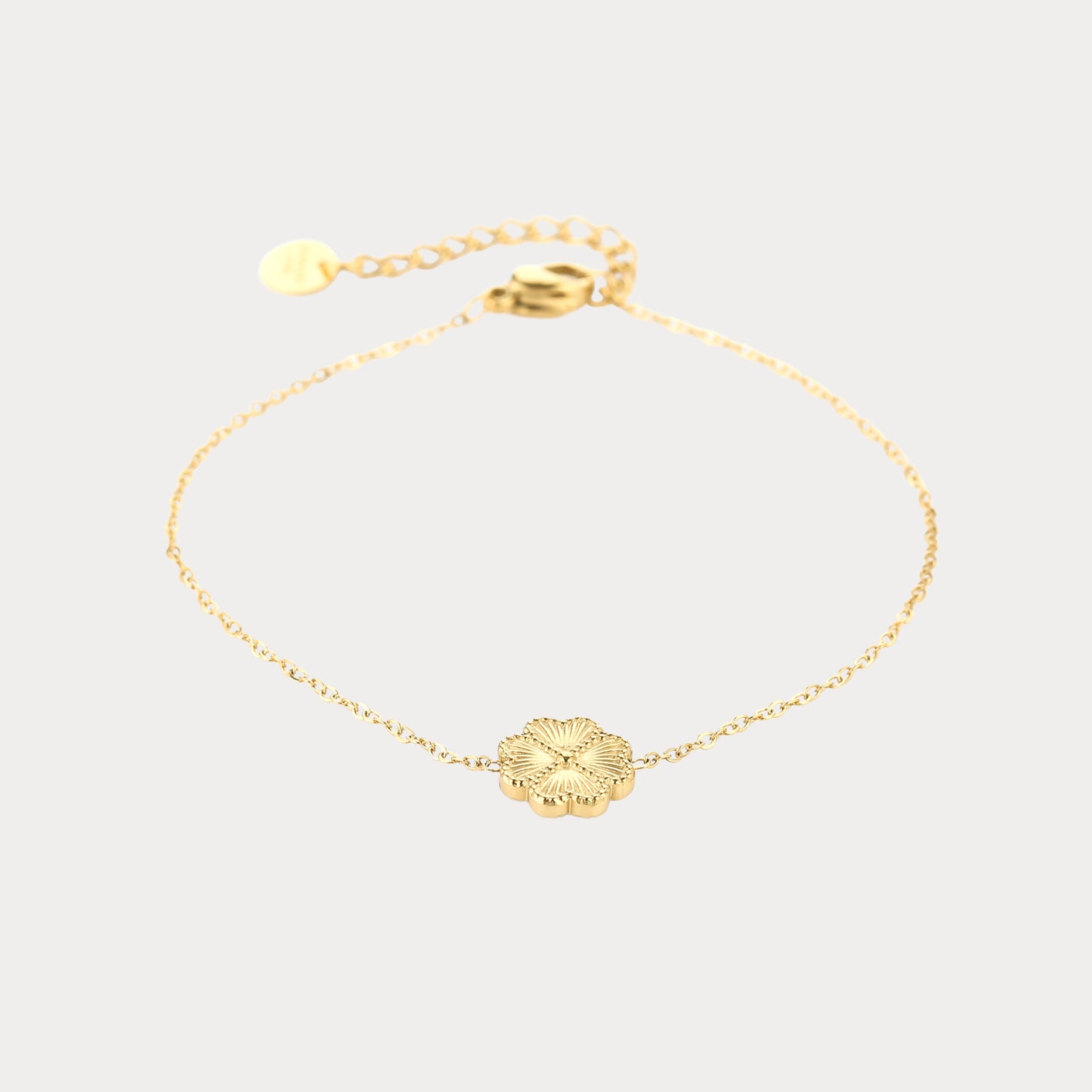 Cute Clover Bracelet - gold