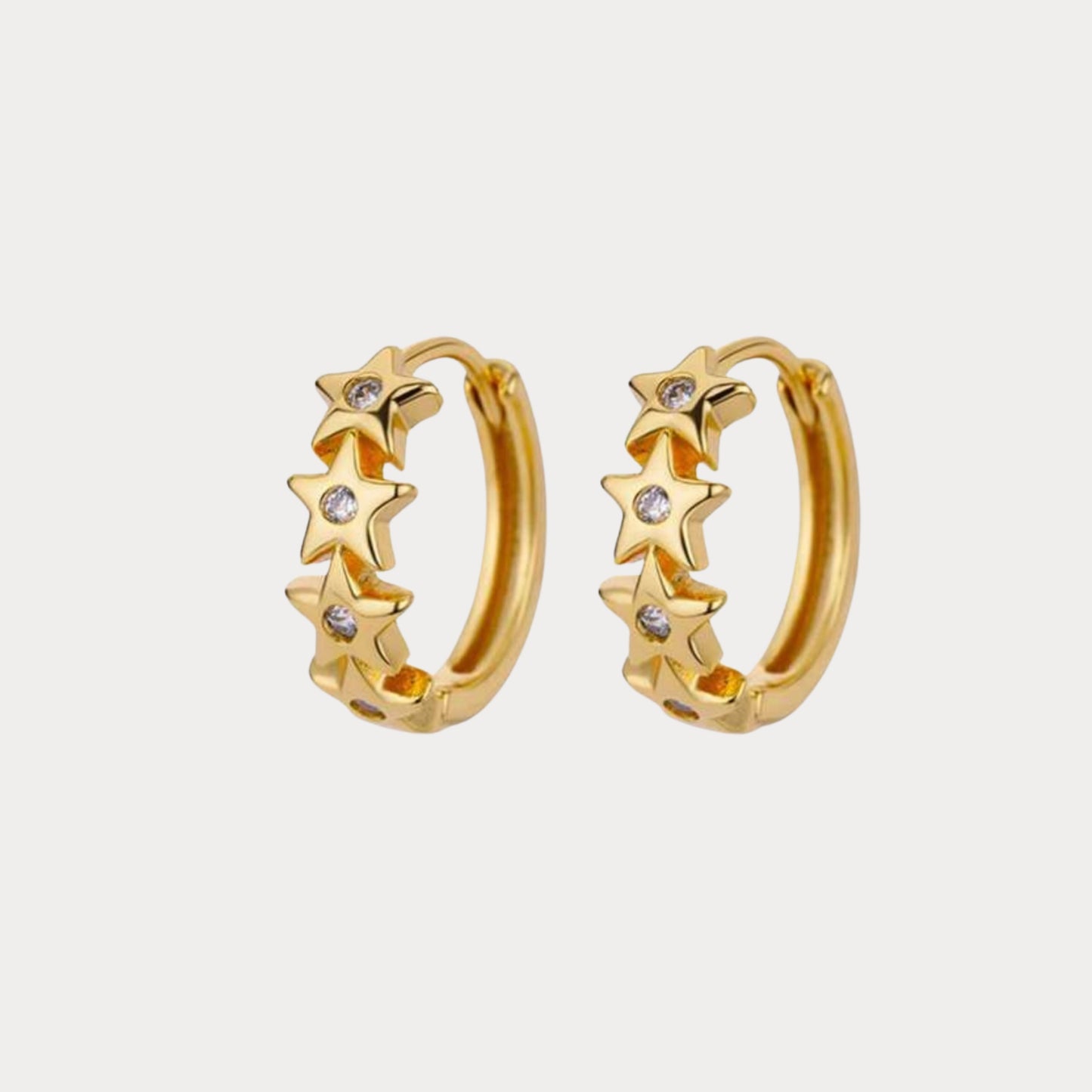 Star Girl Earrings - gold