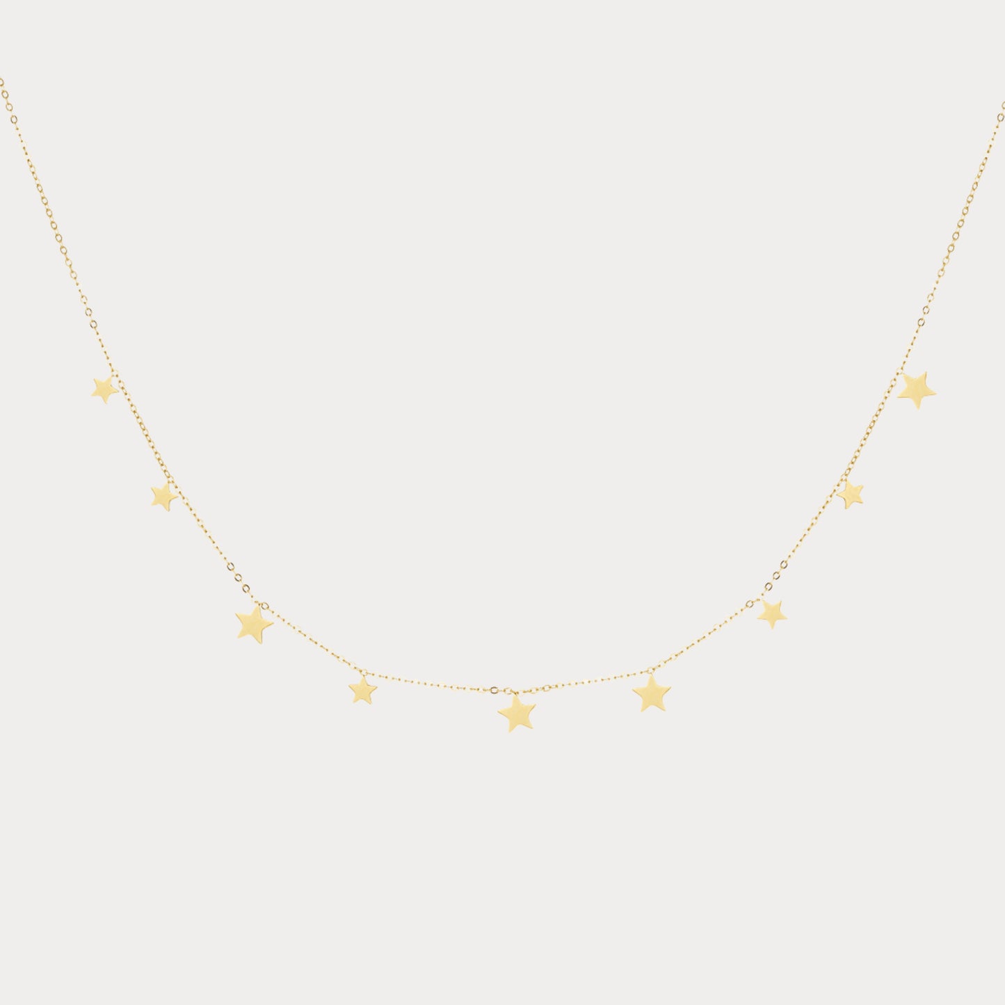 Cute Stars Necklace - gold
