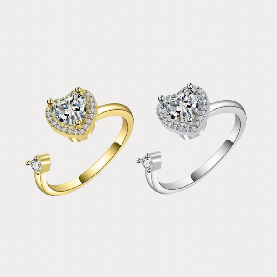 Anxiety Heart Ring