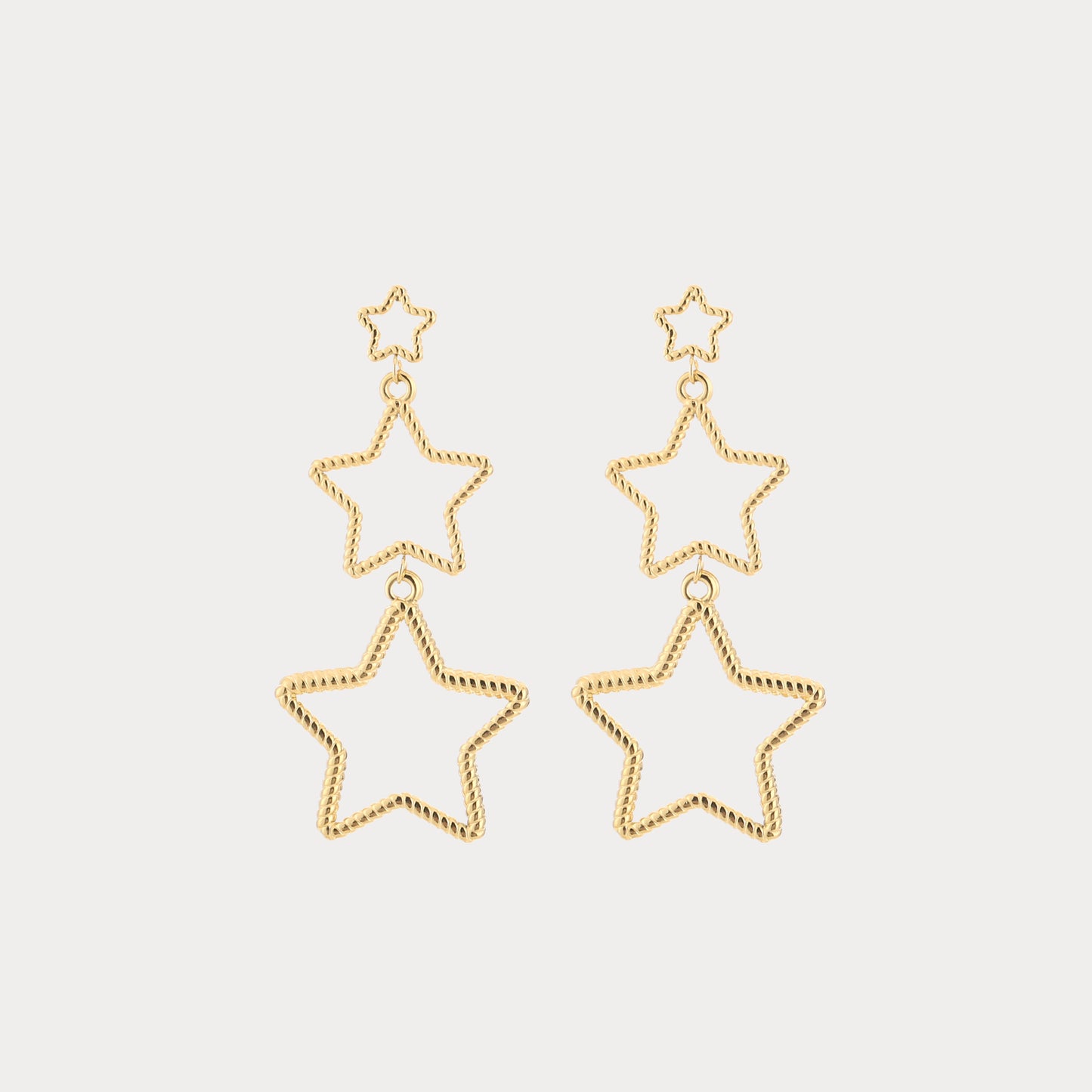Party Star Earrings - gold