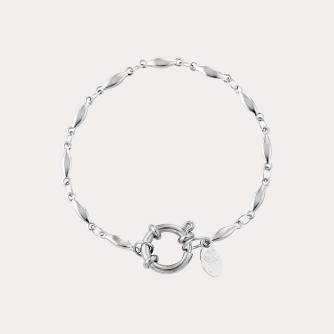 Bracelet Oval Chain - silver