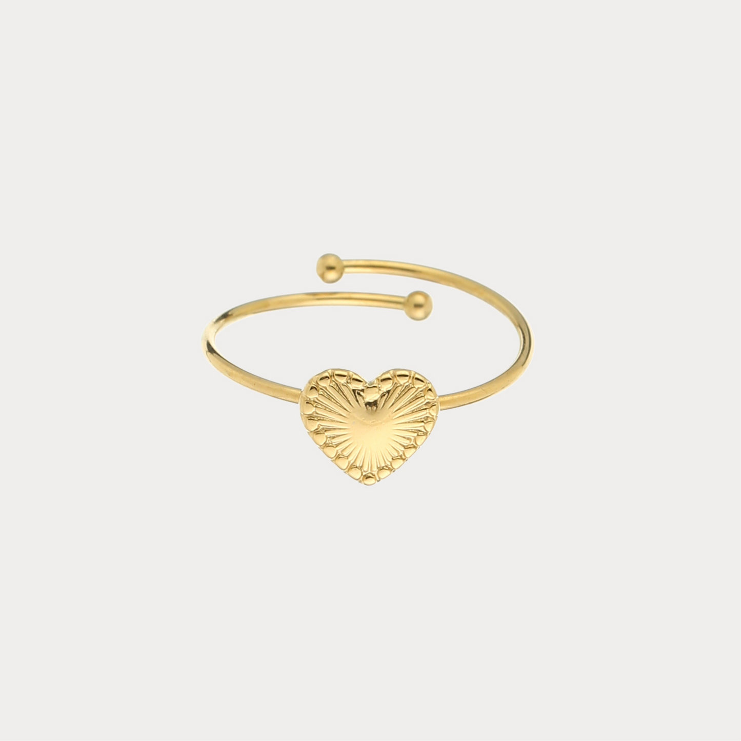 Fingerprint Heart Ring