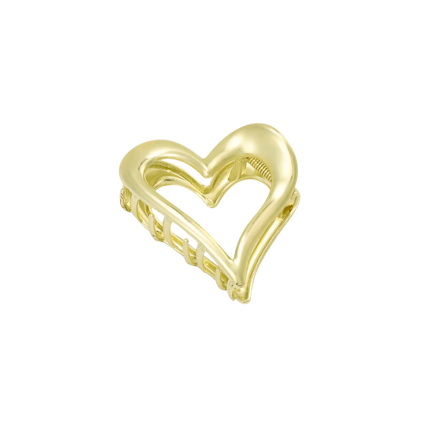 Heart Hair Clip - gold
