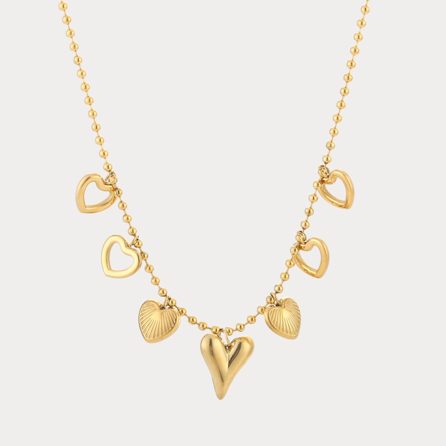Pretty Love Necklace - gold