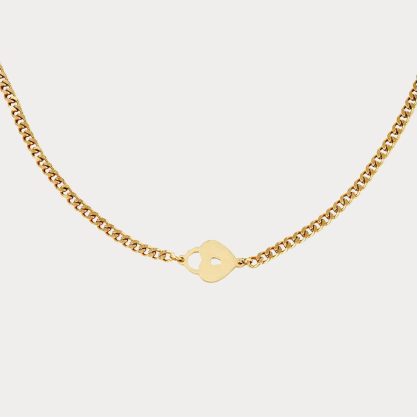 Love Lock Necklace - gold