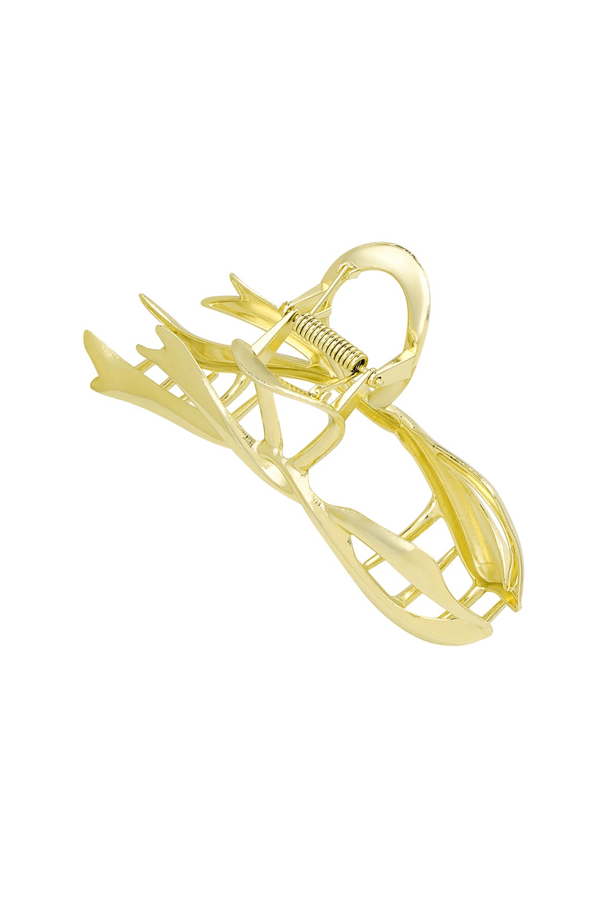 Bow Hair Clip - gold