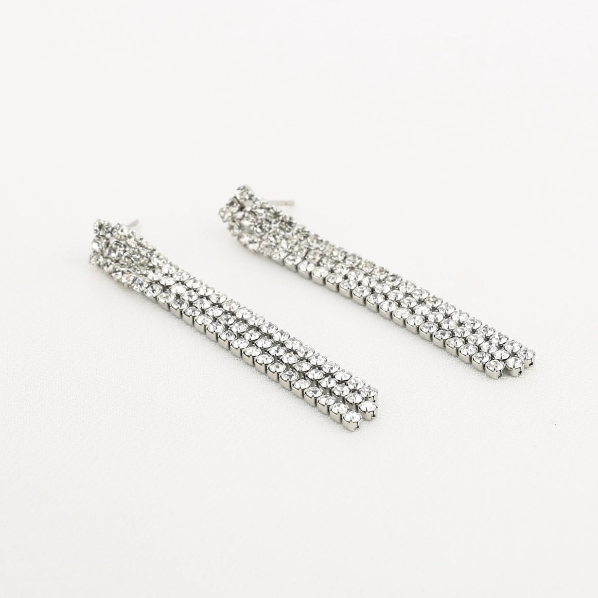 Party Earrings - silver