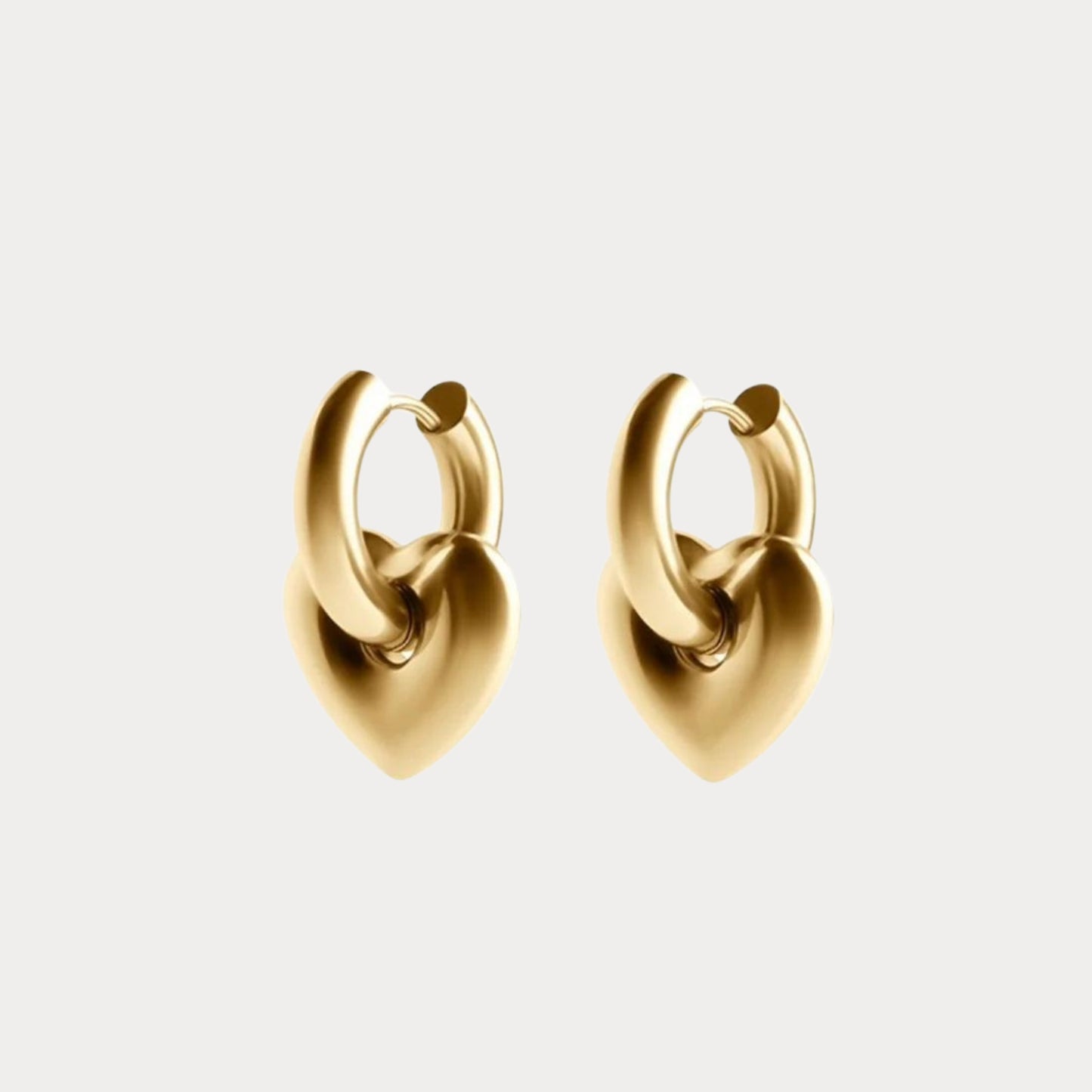 Heart Earrings - gold