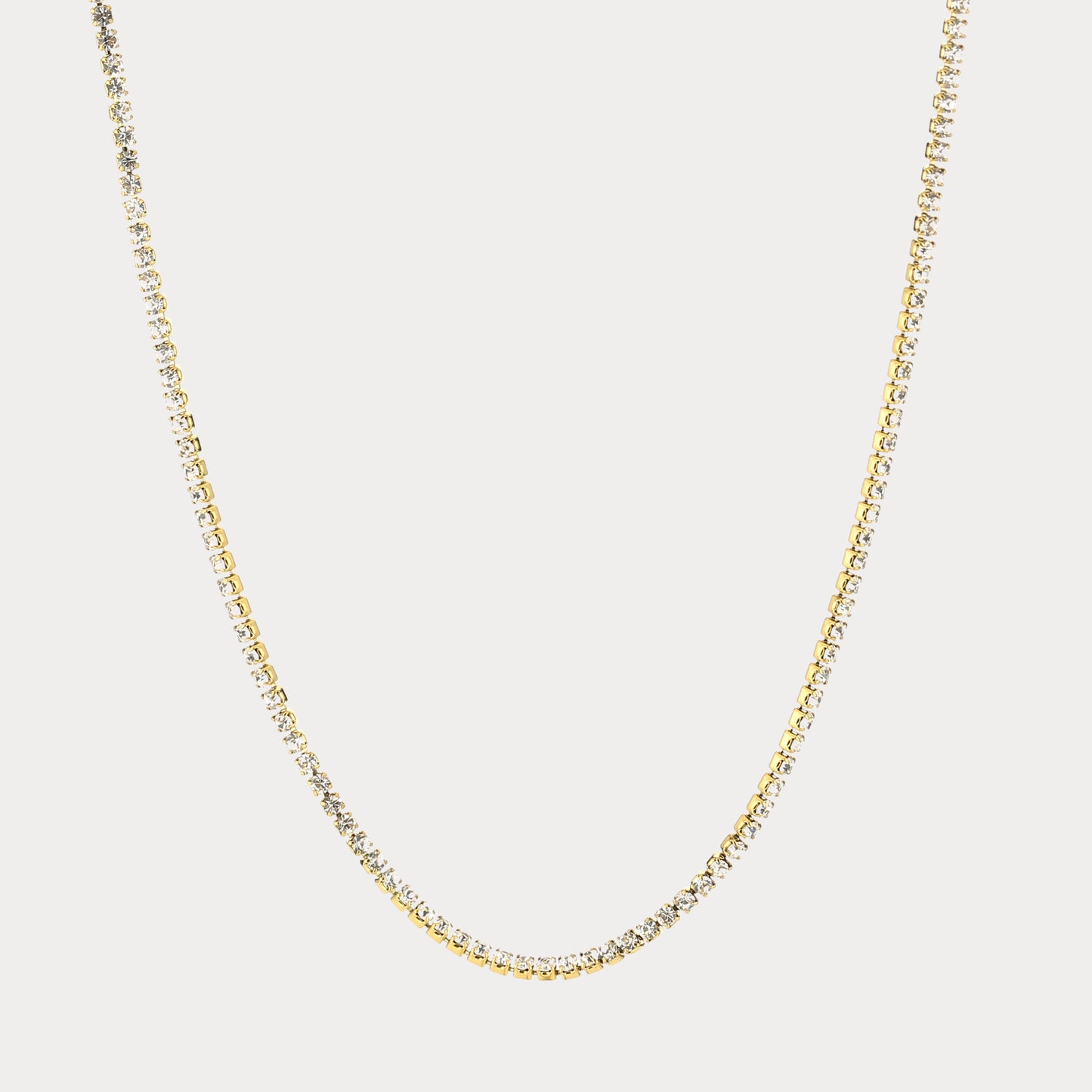 Tennis Necklace - gold