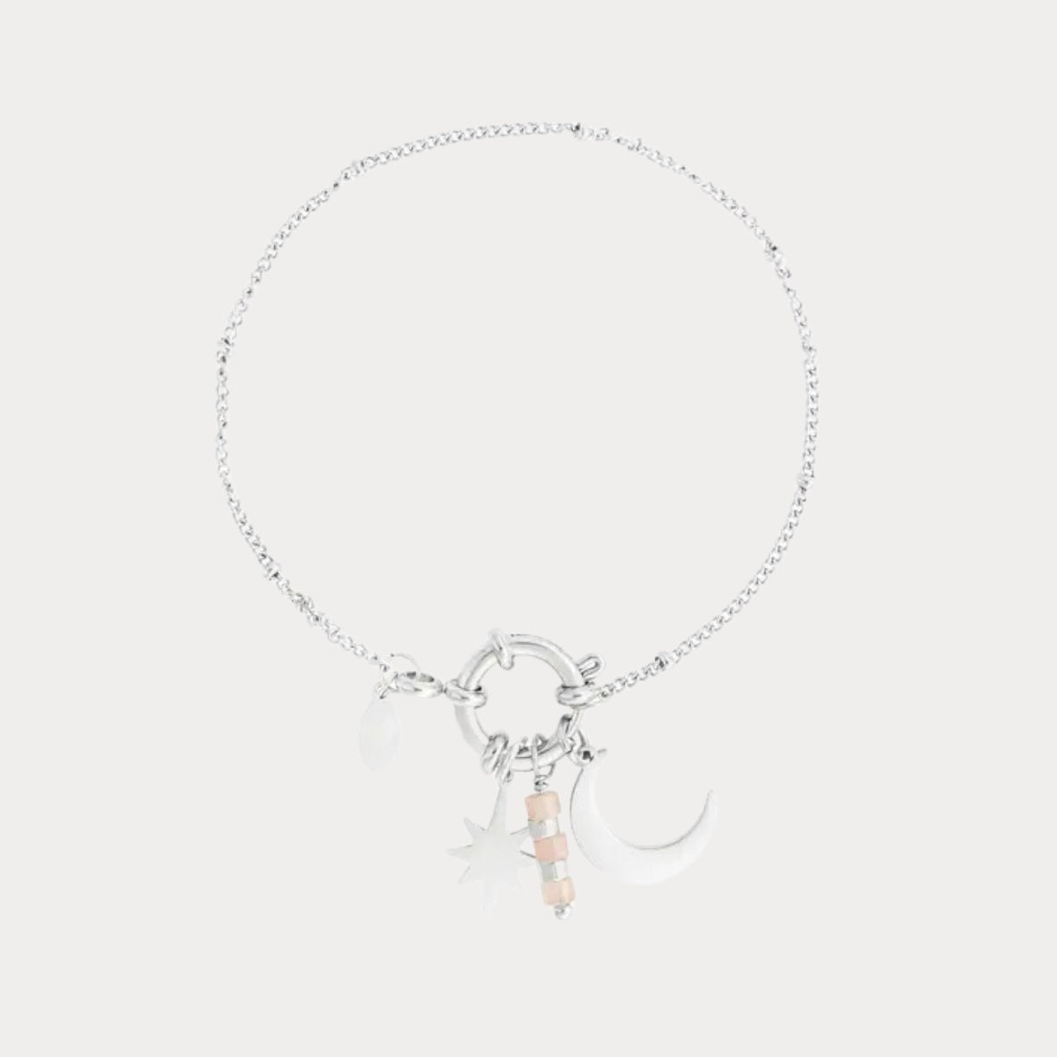 Star Moon Bracelet - silver