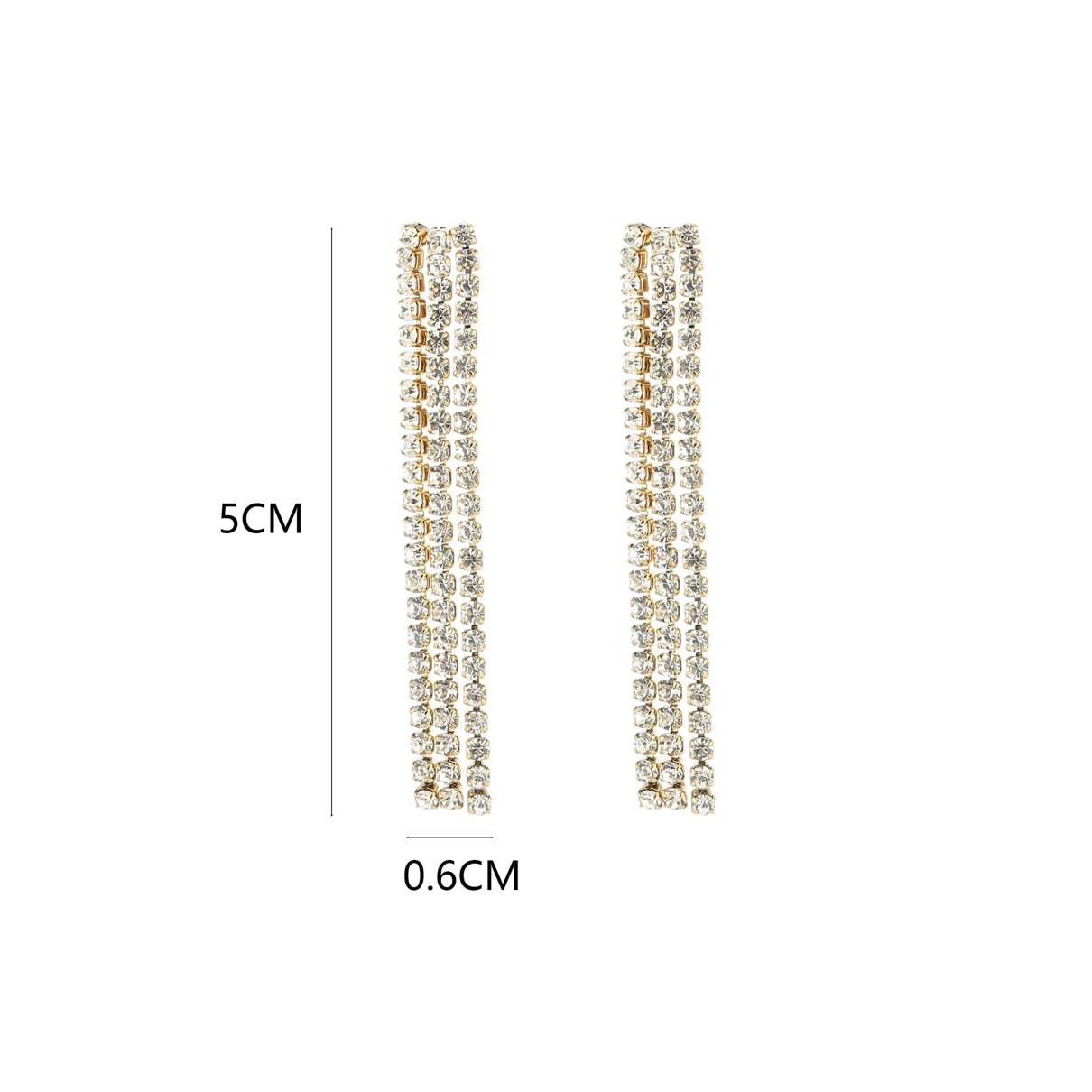 Party Earrings - gold