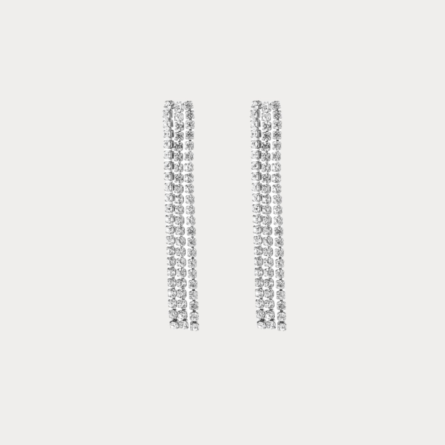 Party Earrings - silver