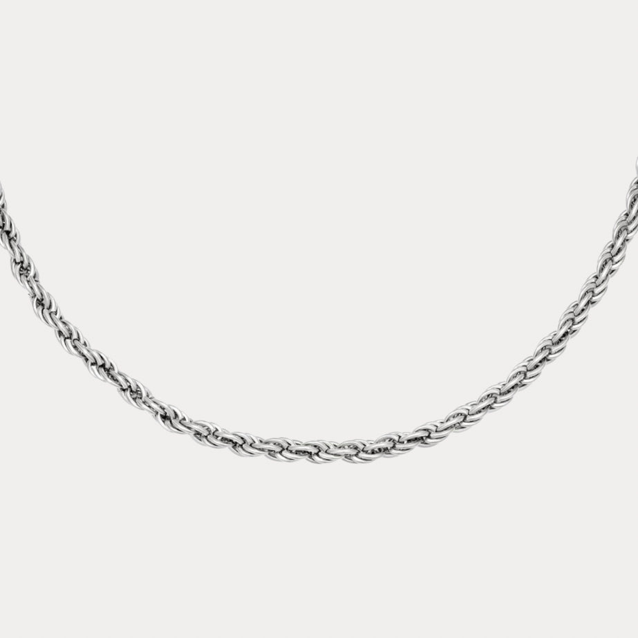Twisted Necklace - silver
