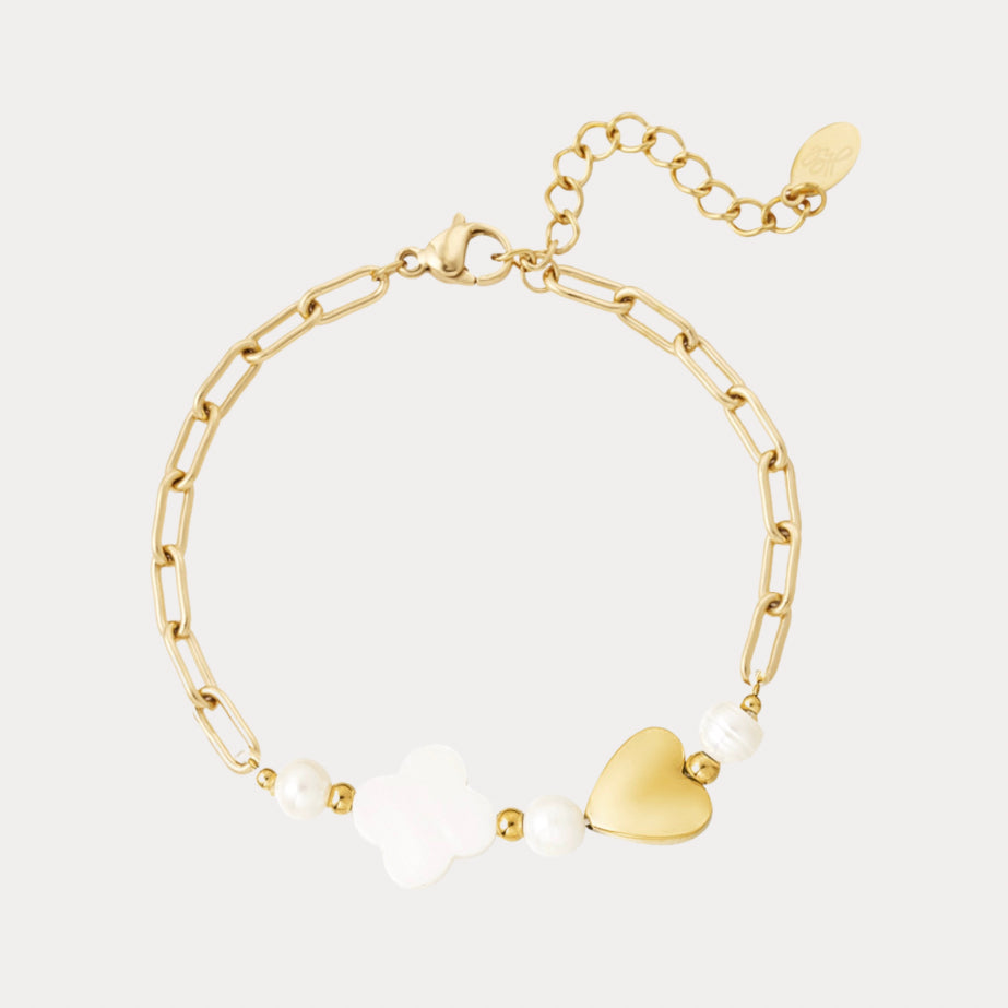 Clover Combo Bracelet - gold