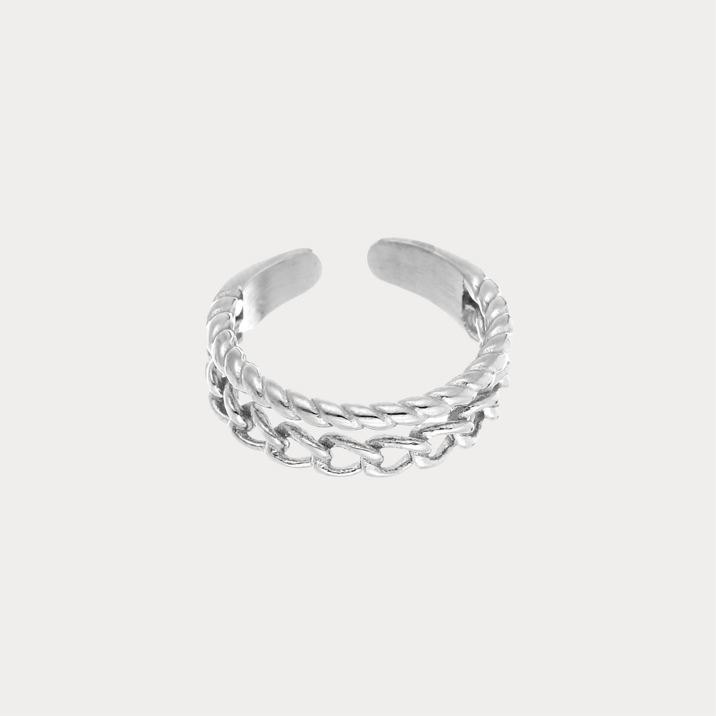 Double Ring - silver