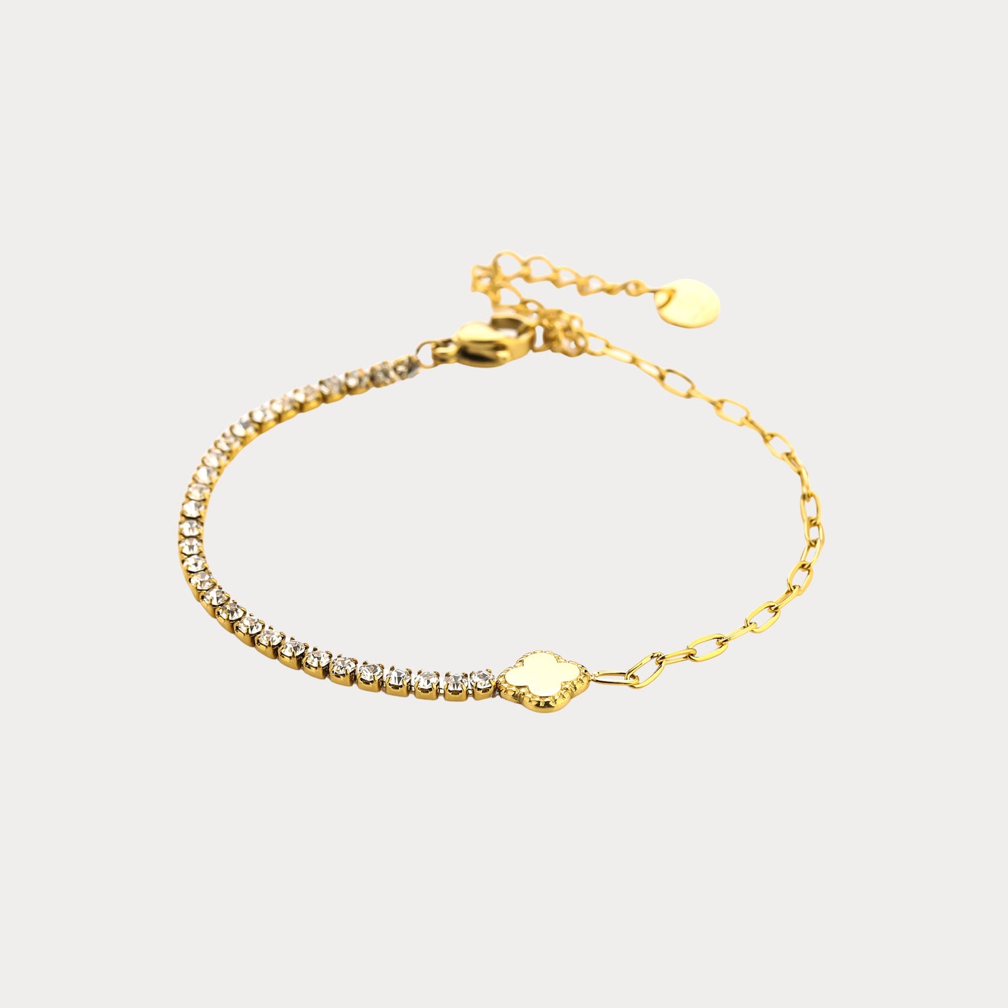 Double Tennis Bracelet - gold