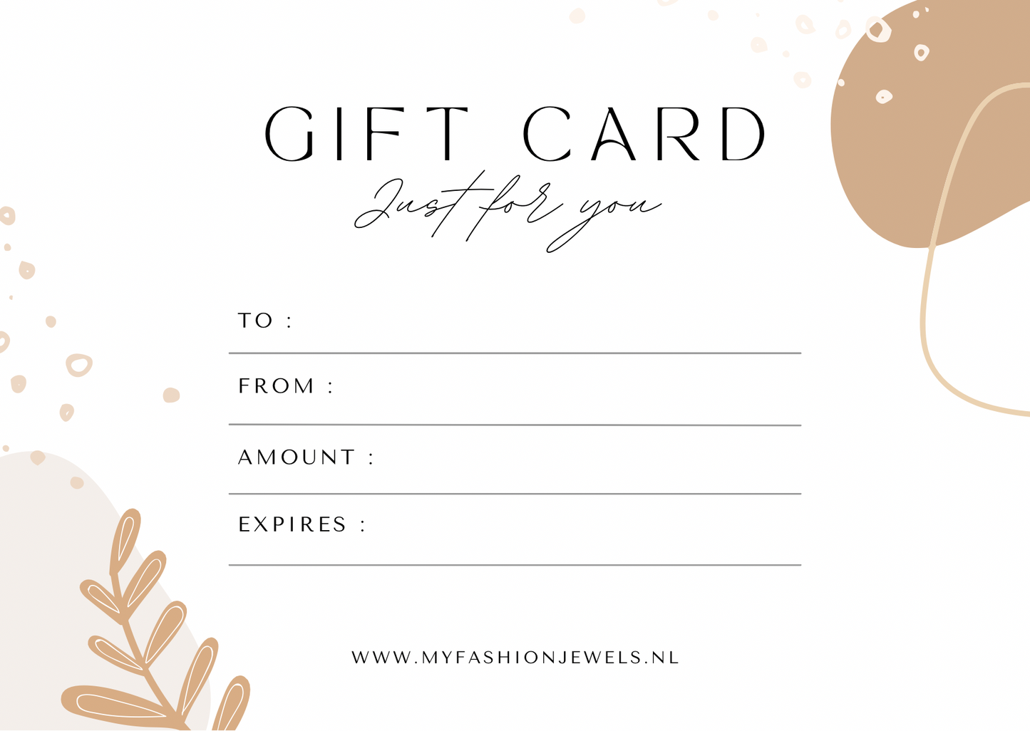 E-gift card