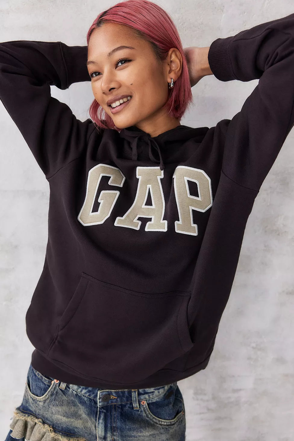 Vintage Gap Hoodie - brown