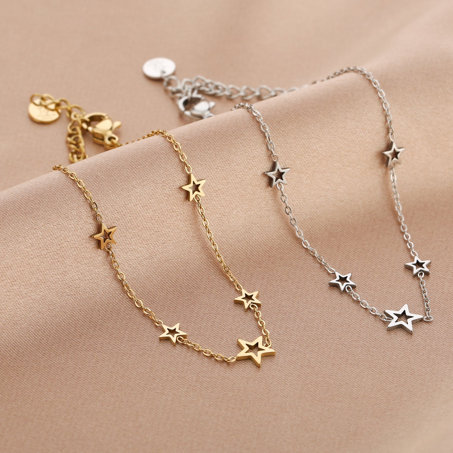 Vintage Stars Bracelet - gold