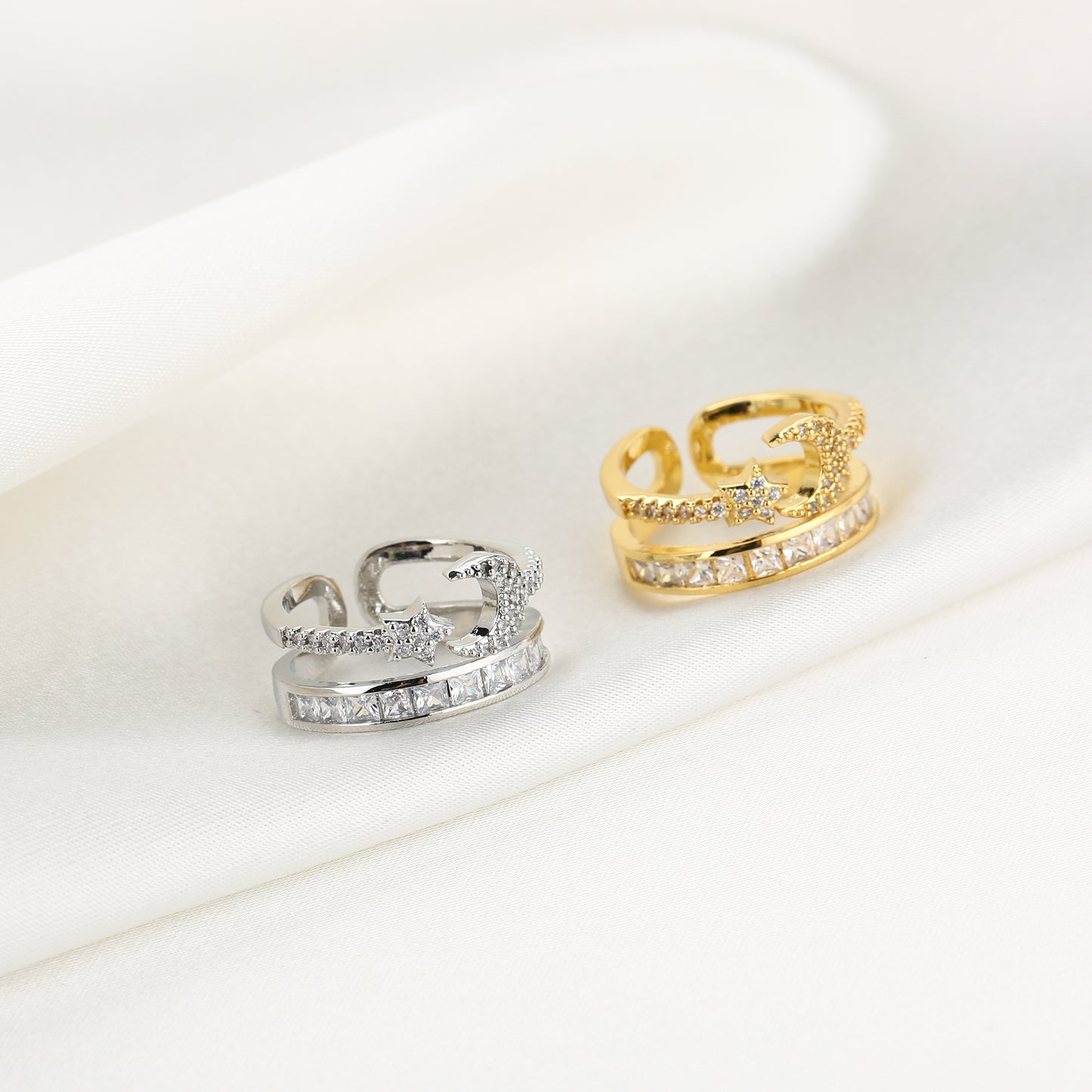 Star Moon Ring