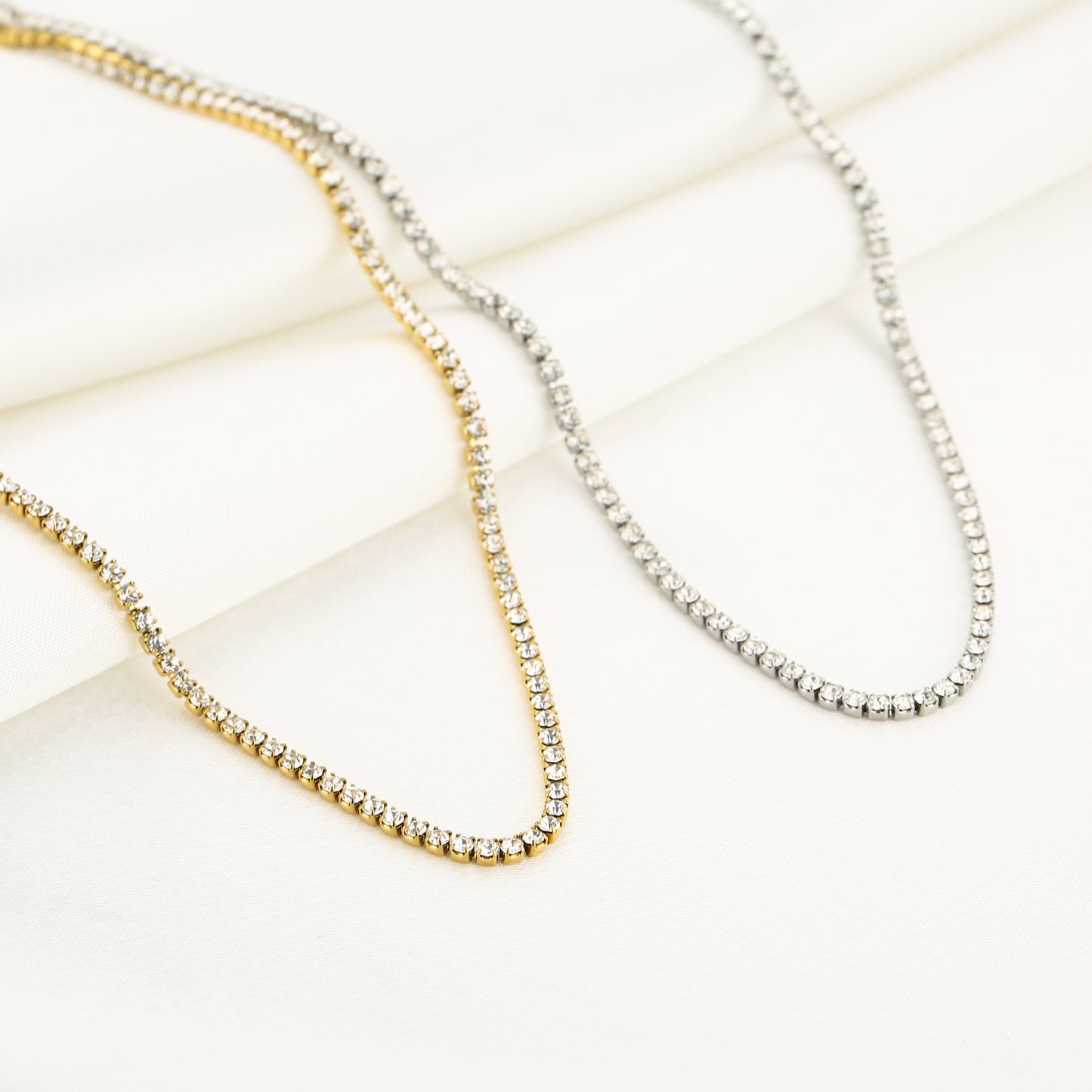 Tennis Necklace - gold