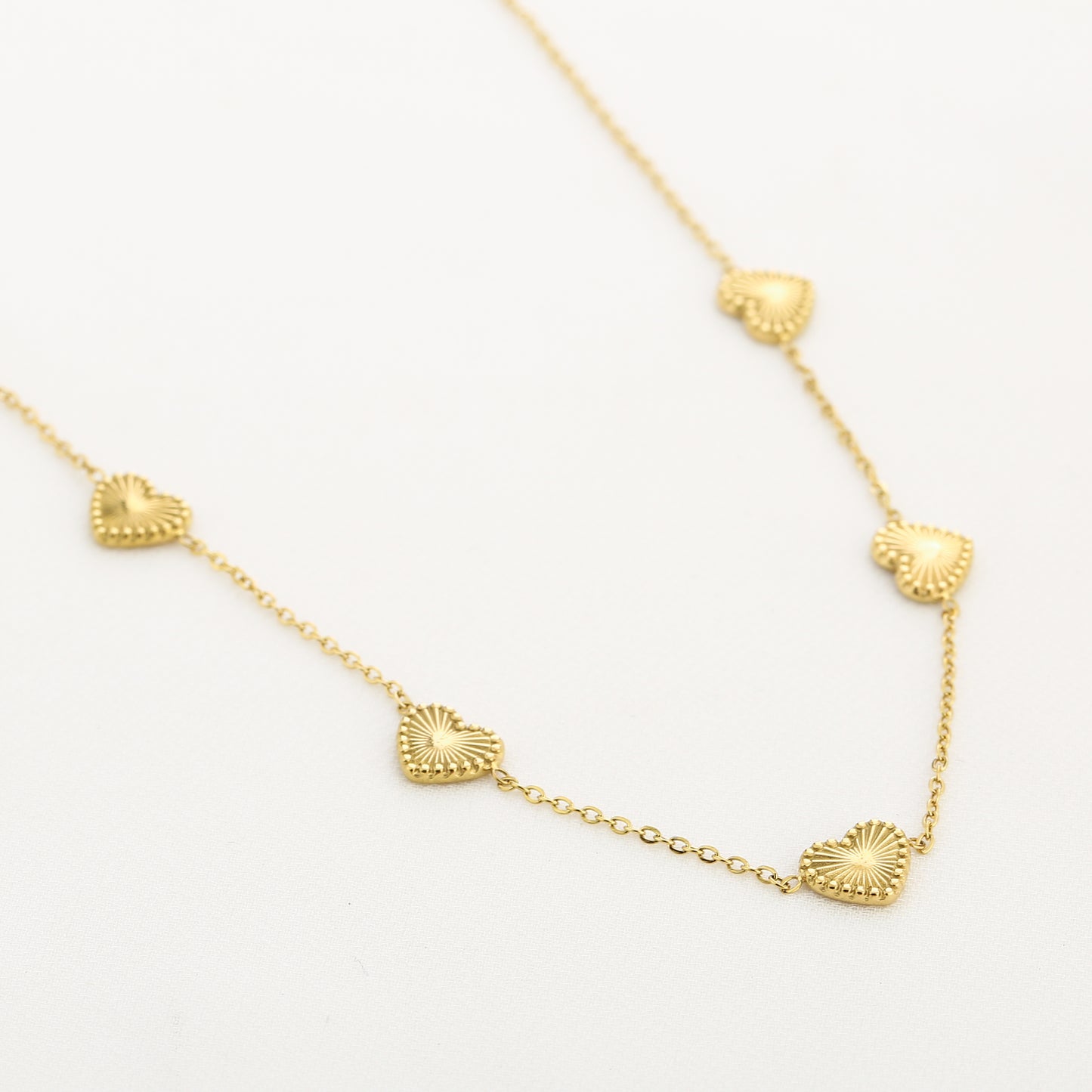 Love Me More Necklace - gold
