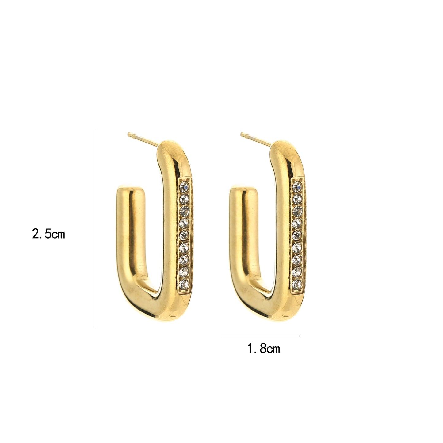Glamour Me Earrings - gold