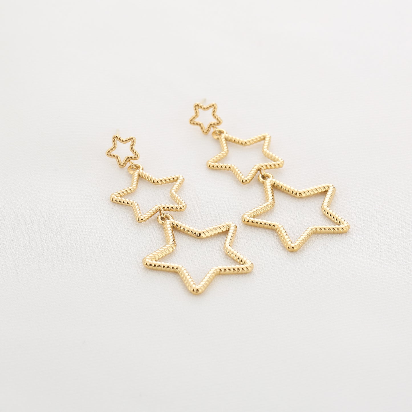 Party Star Earrings - gold