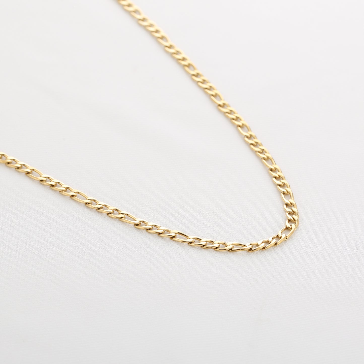 Flat Basic Necklace - gold