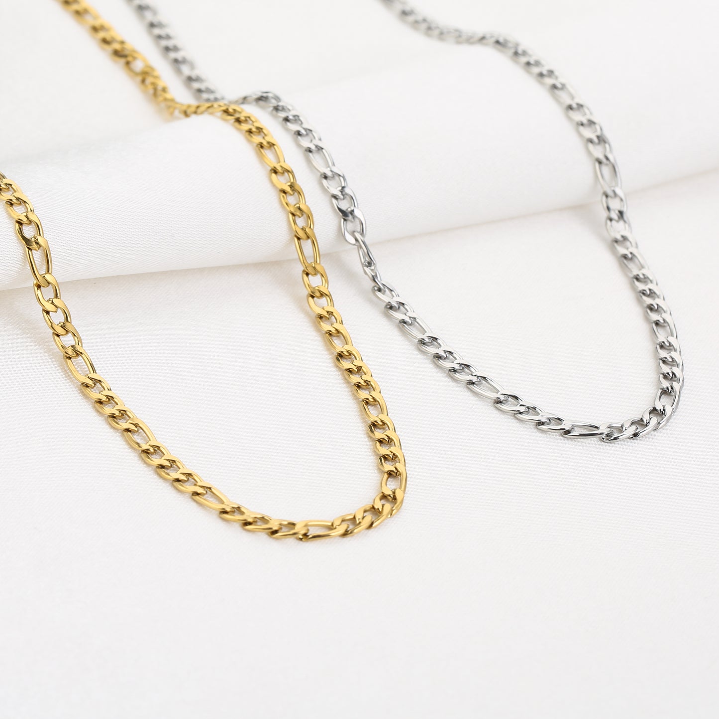 Flat Basic Necklace - gold