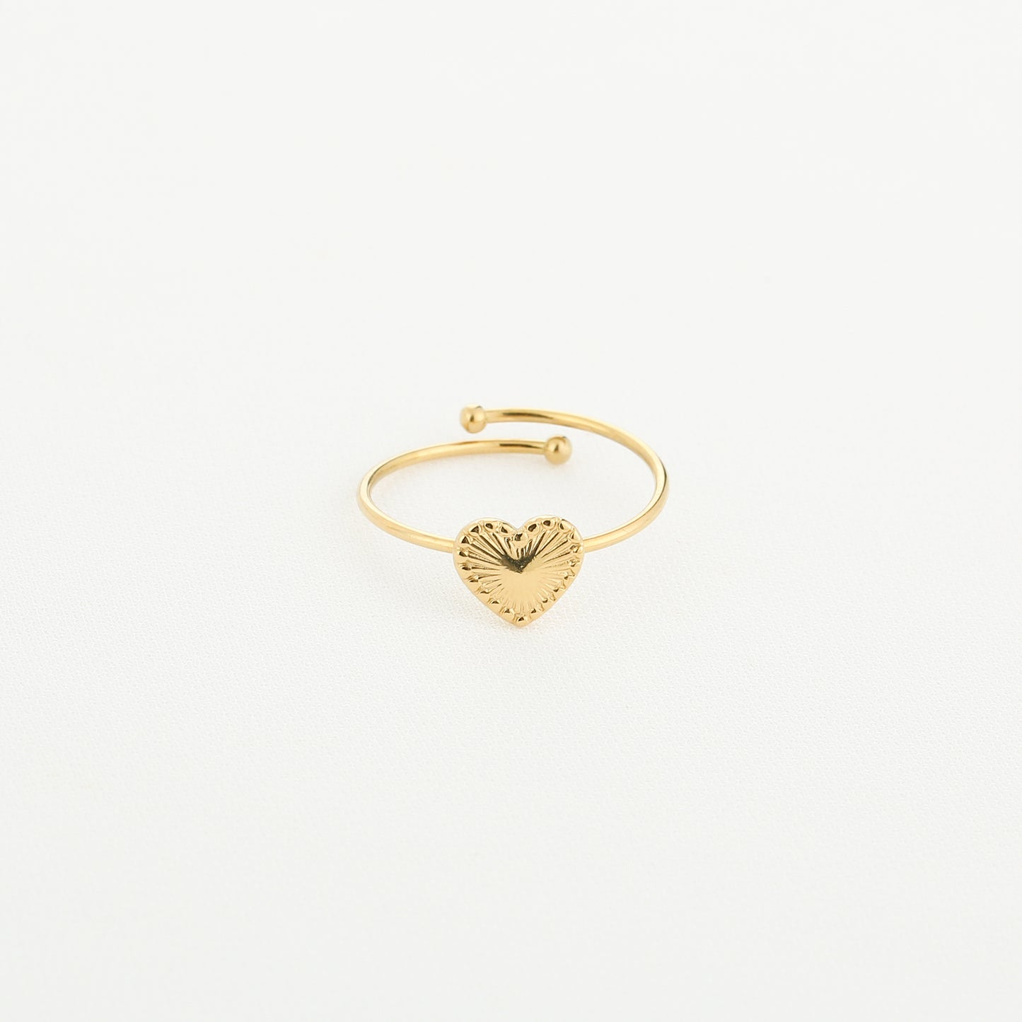 Fingerprint Heart Ring