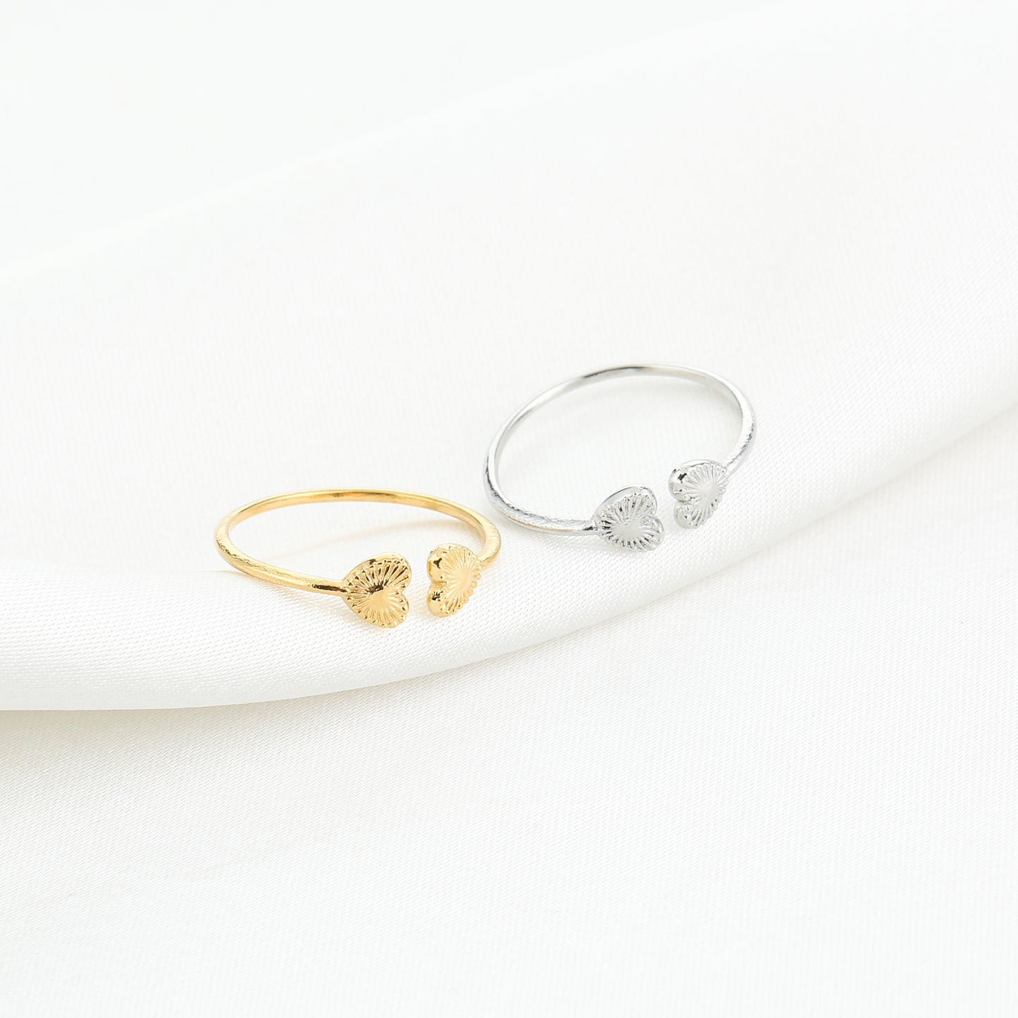 Two Sides Heart Ring