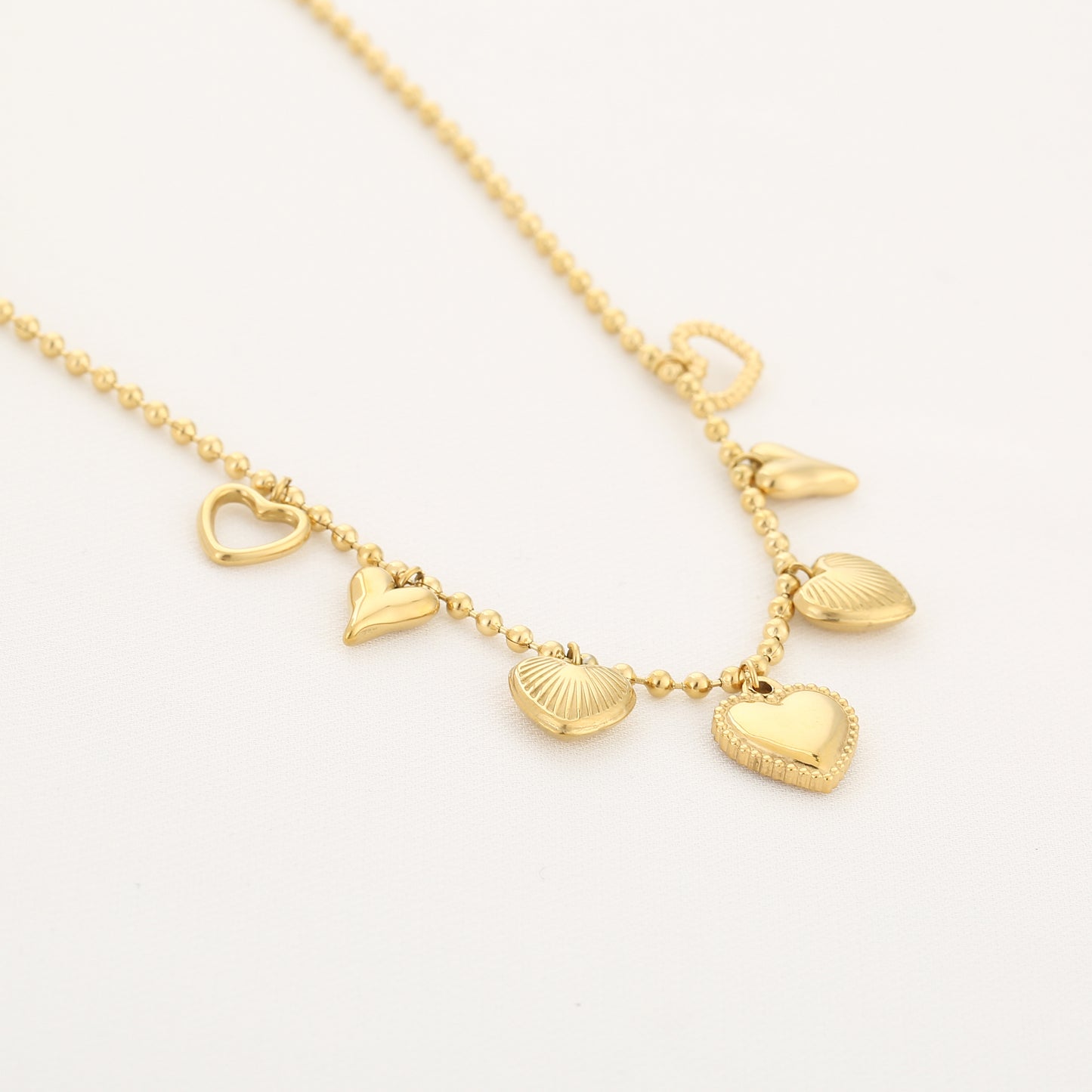 Lots Of Love Necklace - gold