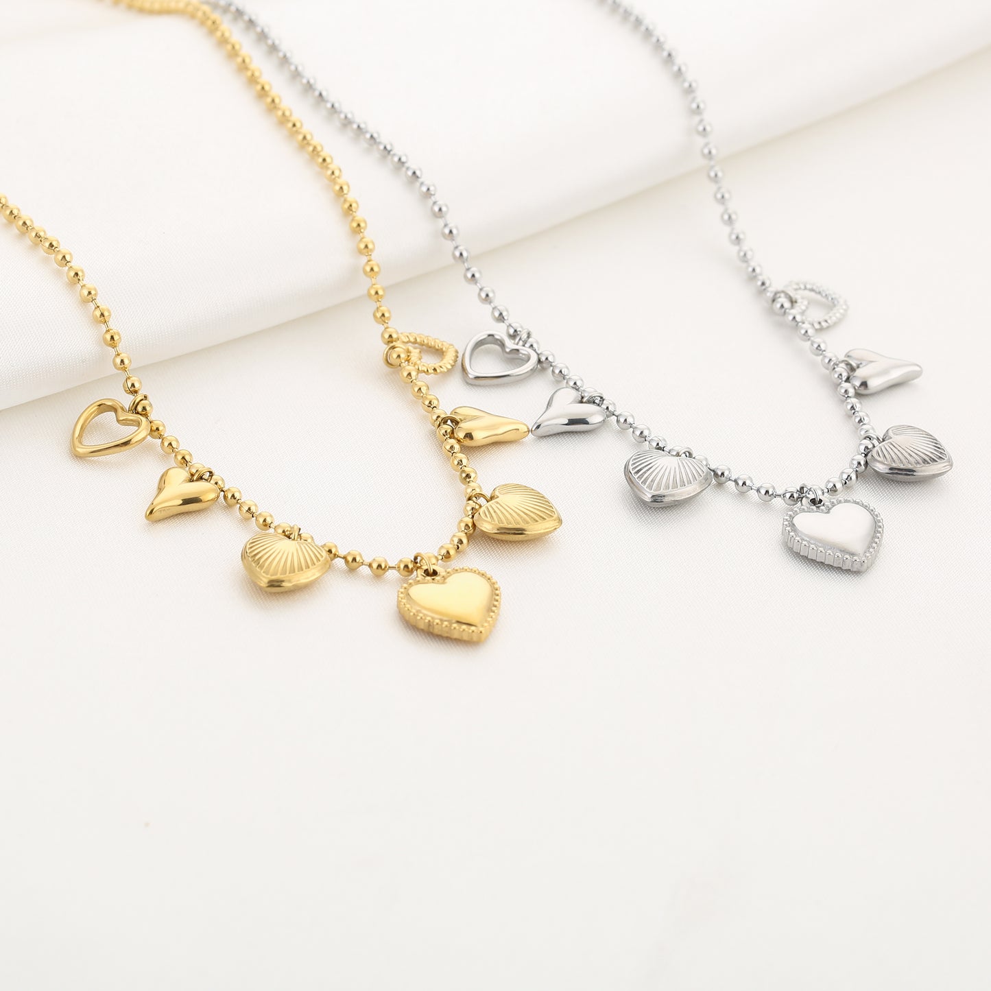 Lots Of Love Necklace - gold
