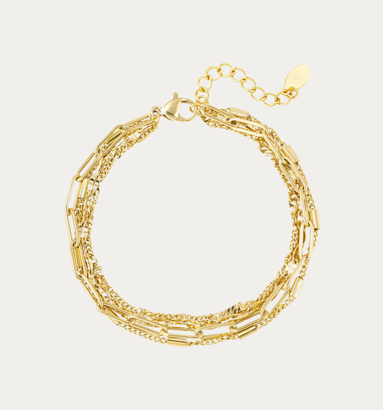 Bracelet Four Double - gold