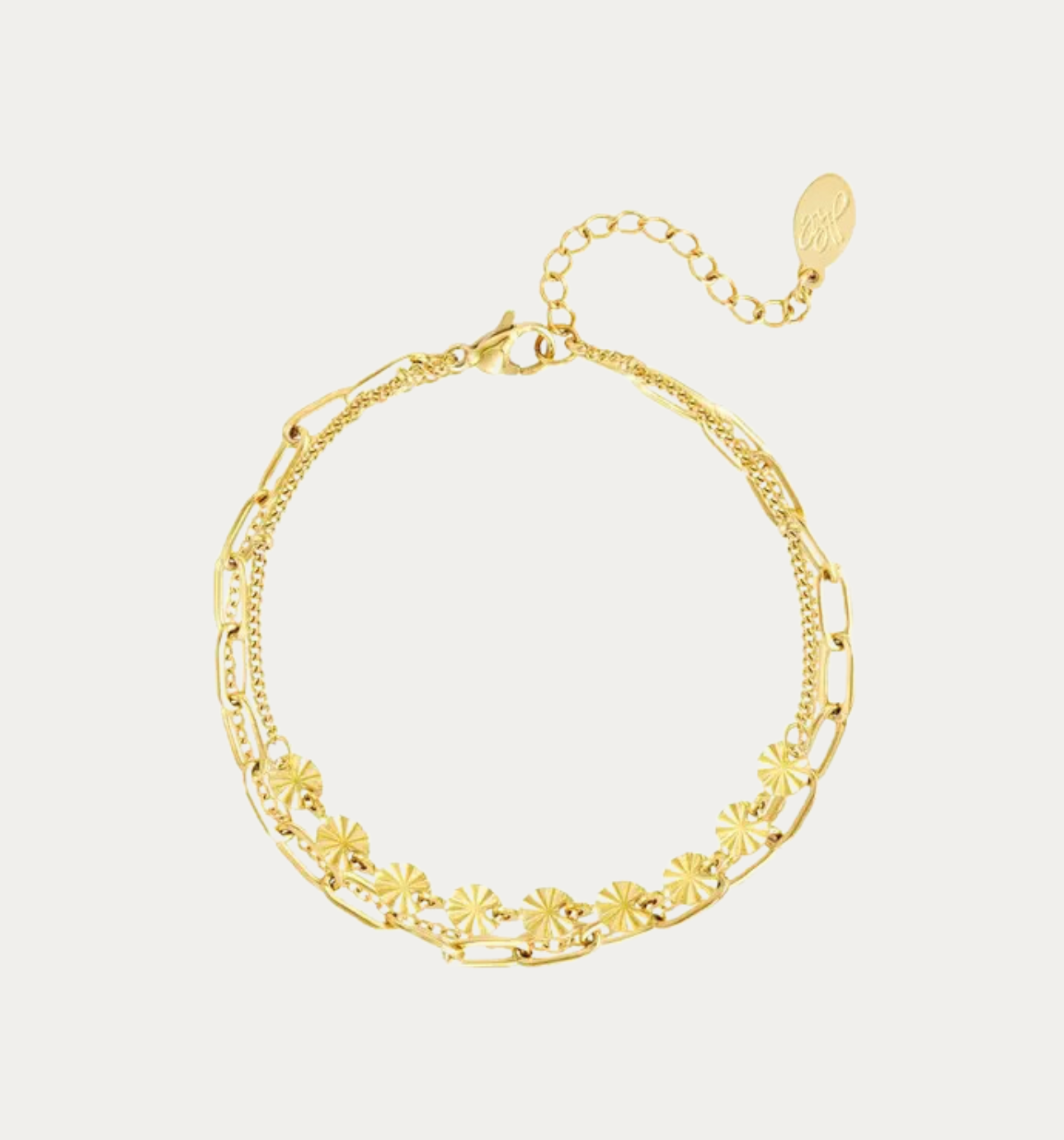 Bracelet 3 Layers - gold
