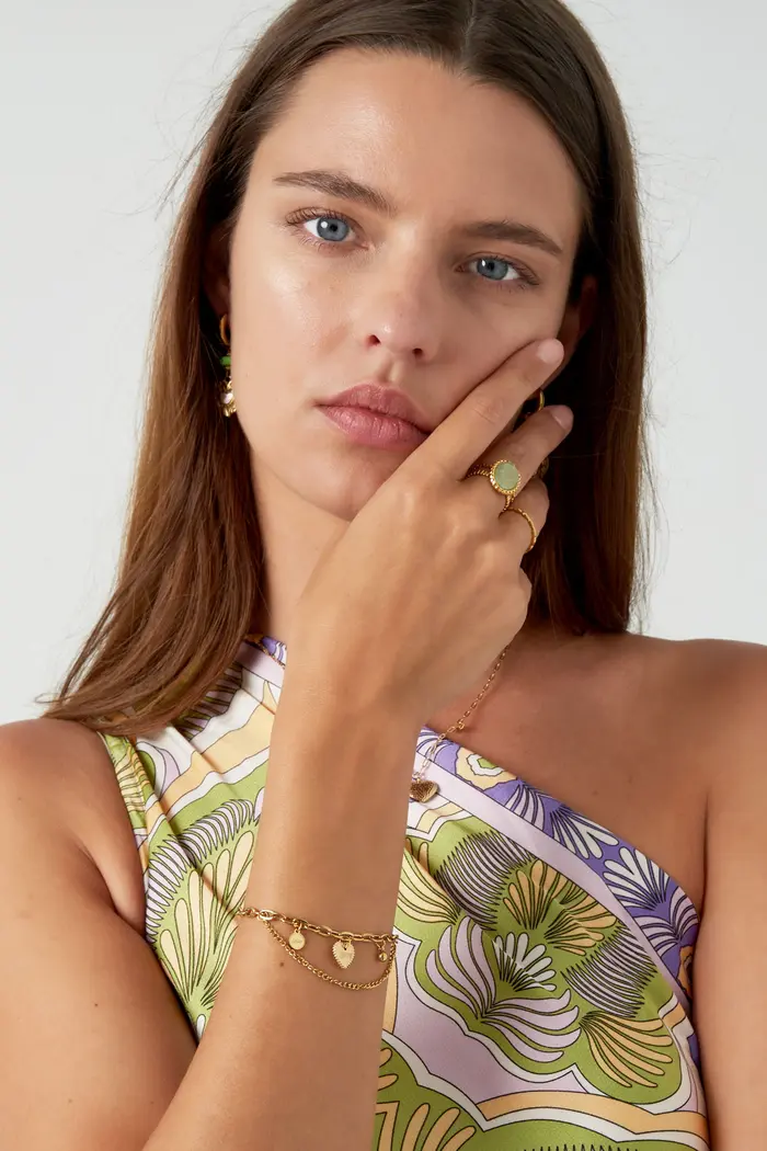 Double Love Bracelet - gold