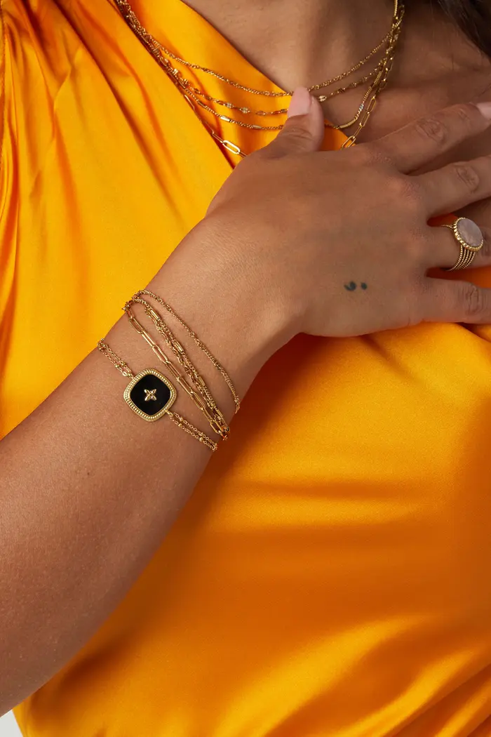 Bracelet Four Double - gold