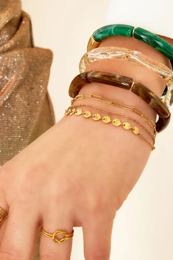 Bracelet 3 Layers - gold