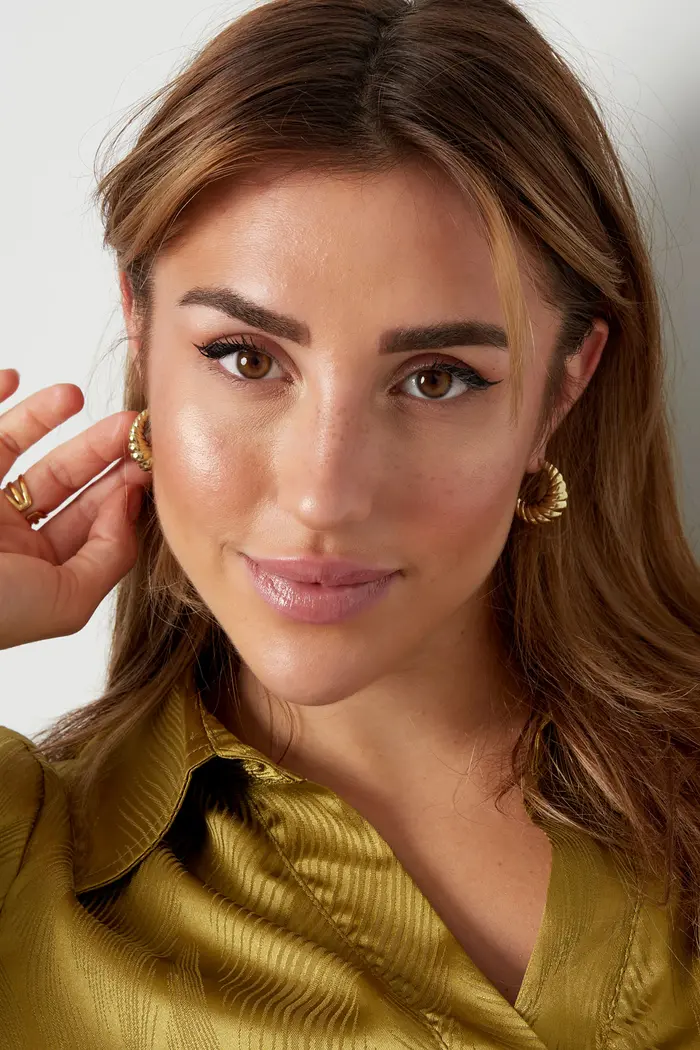 Croissant Earrings - gold