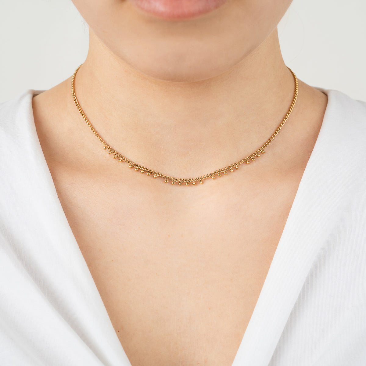 Dots Necklace - gold