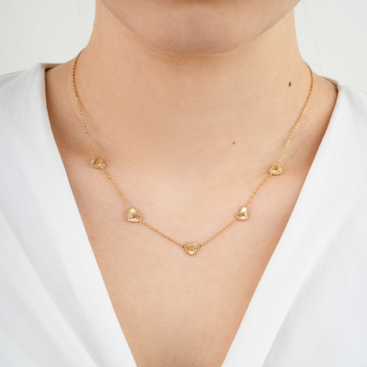Love Me More Necklace - gold