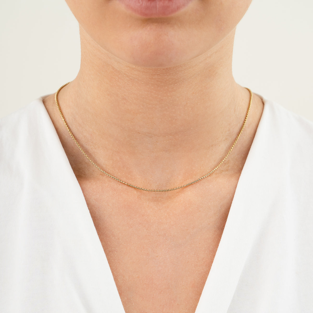 Small Chain Necklace - gold