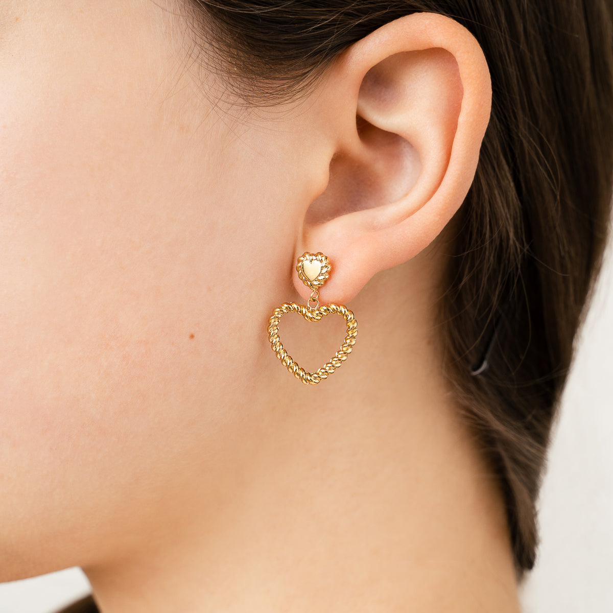 Jade Earrings - gold