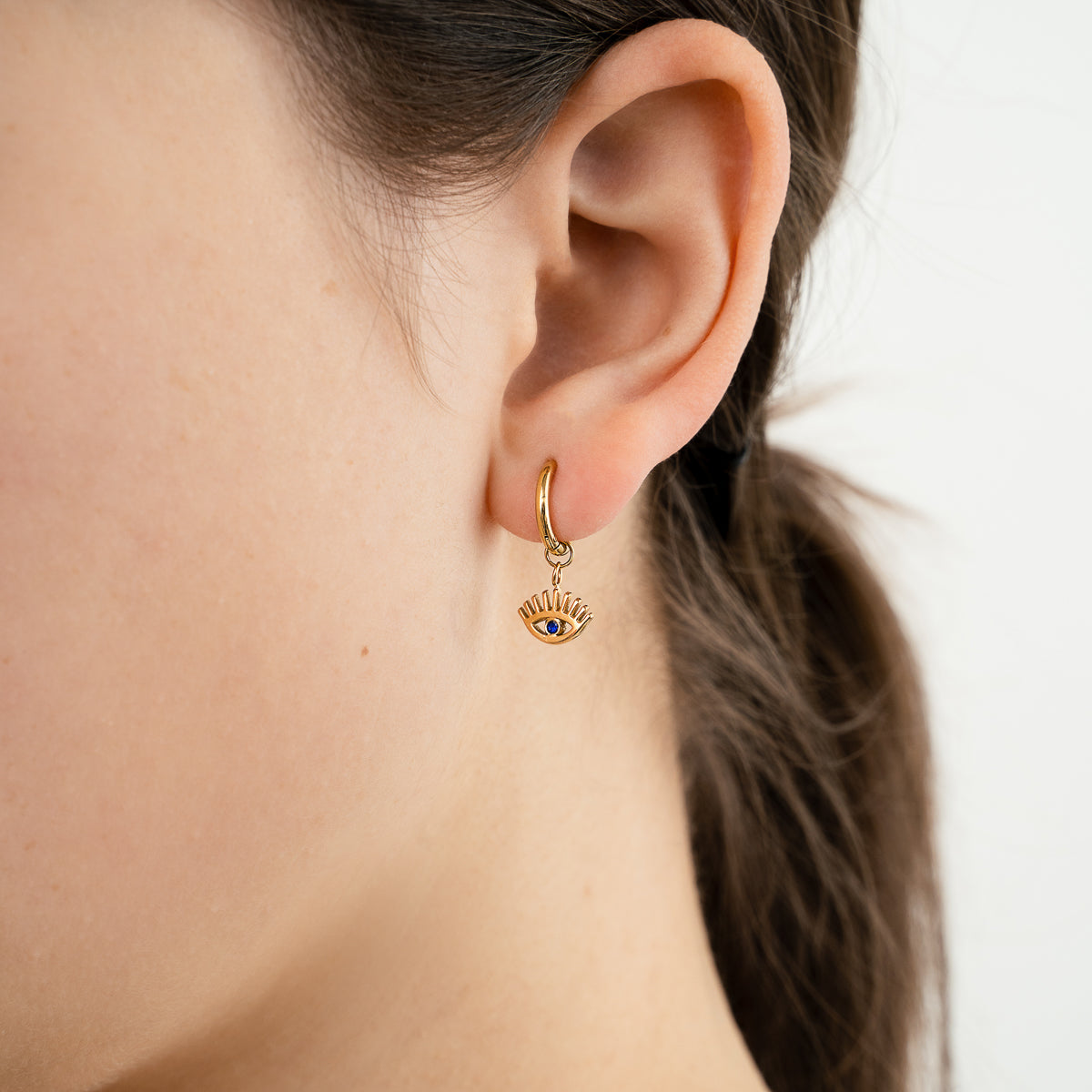 Eyes Earrings - gold