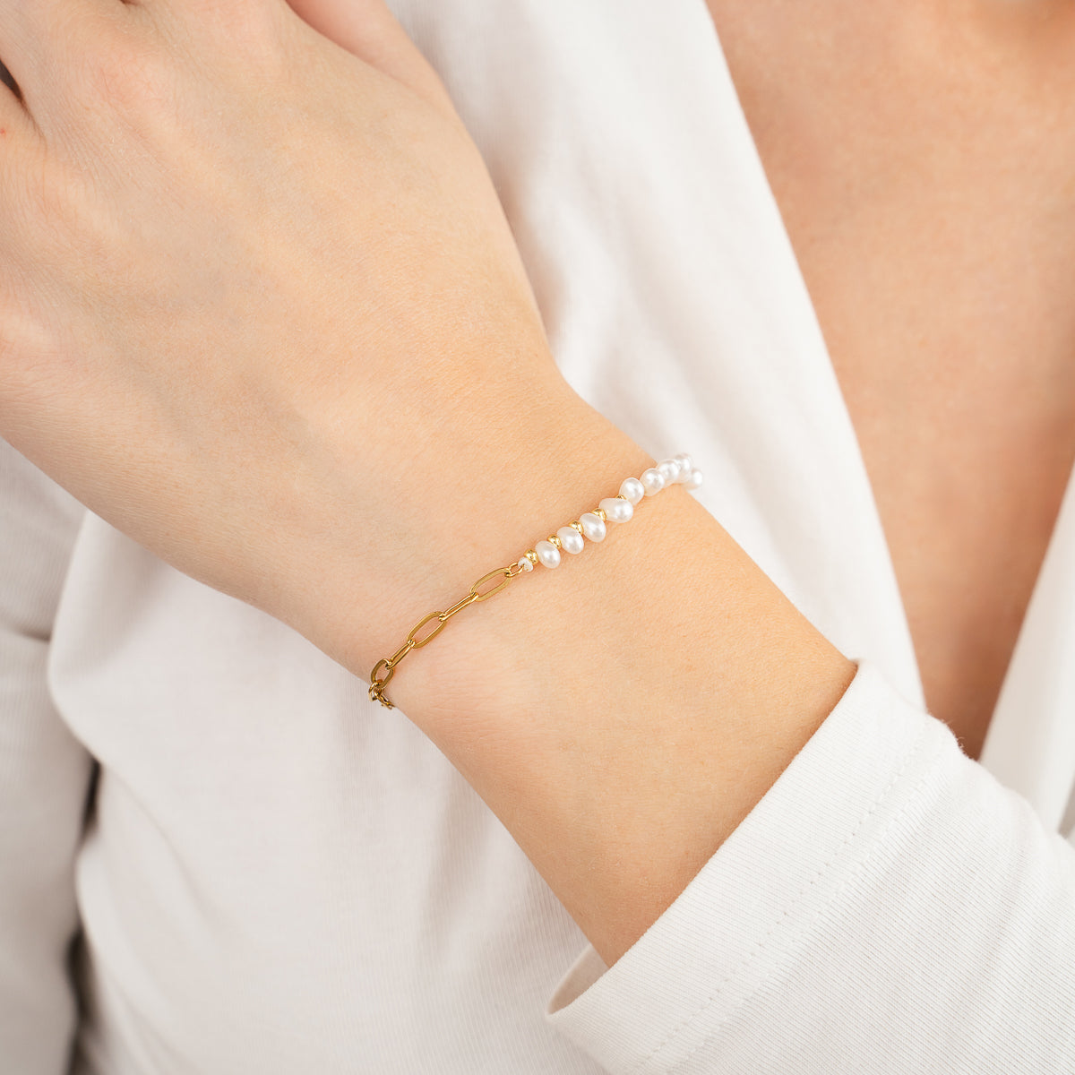 Double Side Bracelet - gold