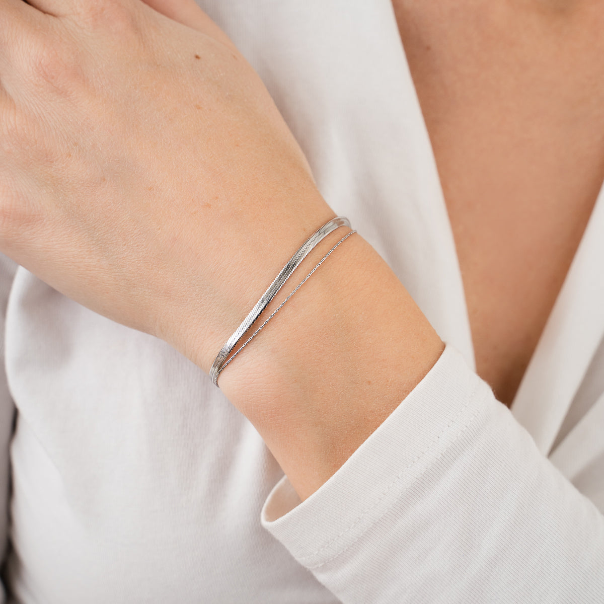 Classy Combo Bracelet - silver